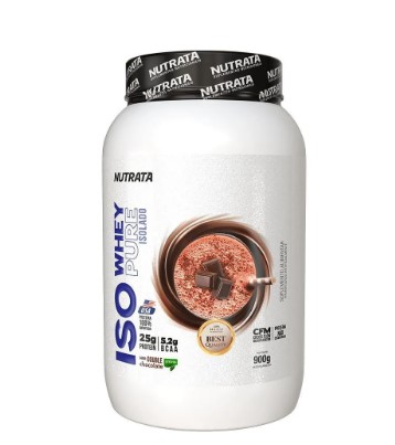 Iso Whey Pure Pote 900g Nutrata - Double Chocolate