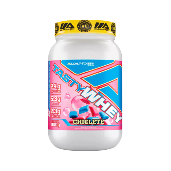 Foto de Tasty Whey 3w Pote 900g - Adaptogen - CHICLETE