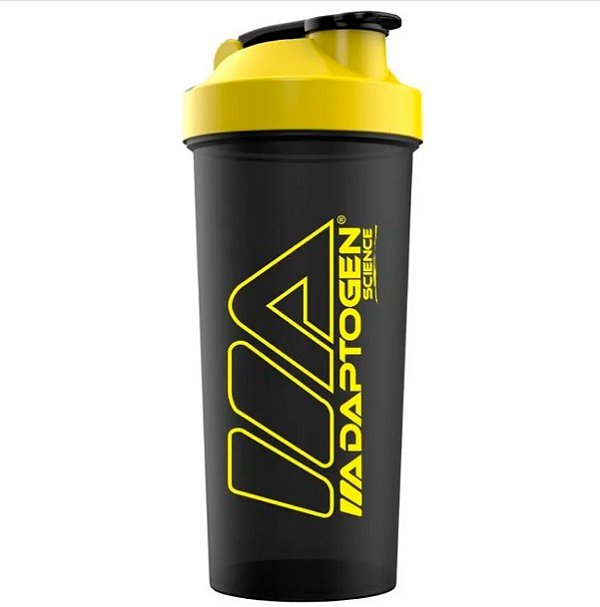 Foto de Coqueteleira Shaker Amarelo Com Preto 600ml Adaptogen