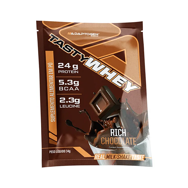 Tasty Whey 3w Pote 900g - Adaptogen - Chocolate Suíço