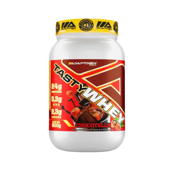 Foto de Tasty Whey 3w Pote 900g - Adaptogen - Chocotella Cream