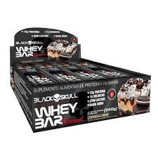Foto de Whey Bar 45g Display Com 12un Black Skull - Cookies e Cream