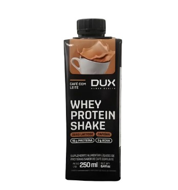 Whey Protein Shake 250ml Dux Nutrition - Café Com Leite