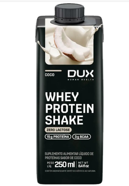 Foto de Whey Protein Shake 250ml Dux Nutrition - Coco