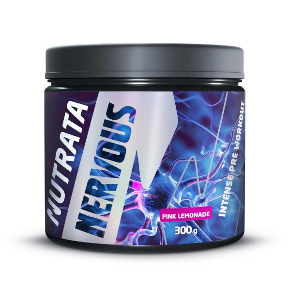 Nervous Pre Workout Pote 300g Nutrata - Pink Lemonade