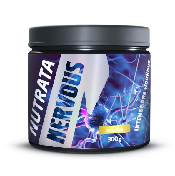 Nervous Pre Workout Pote 300g Nutrata - Guaraná