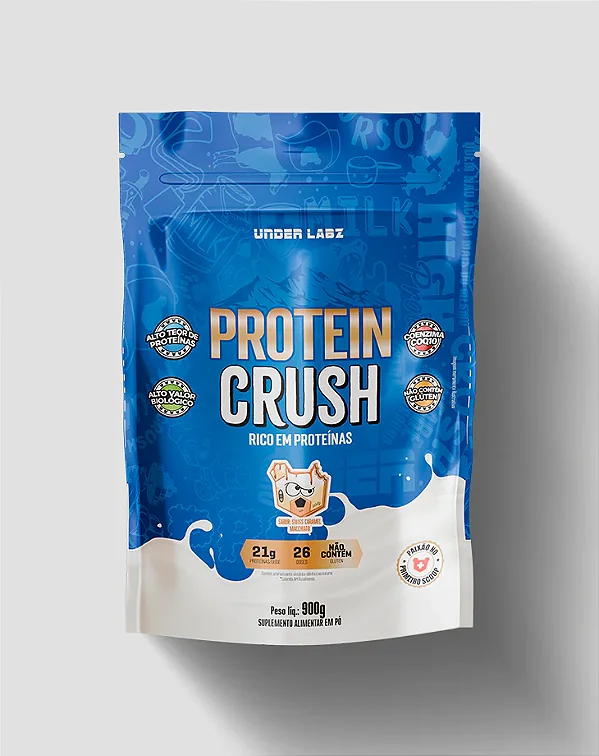 Protein Crush Refil 900g -Under labz - Caramel Macchiato