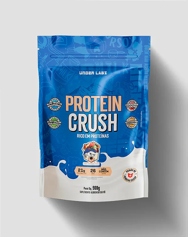 Protein Crush Refil 900g -Under labz - Vitamina de Frutas