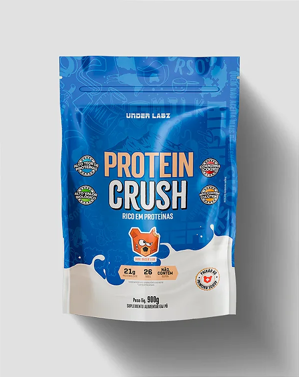 Protein Crush Refil 900g -Under labz - Dulce de Leche