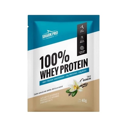 Sache 100% Whey 40g Baunilha Shark Pro