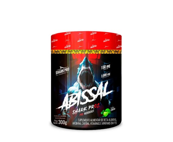 Abissal Pre Treino 300g Shark Pro - Limão