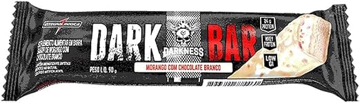 Dark Bar Morango Com Chocolate Branco 90Gr Darkness