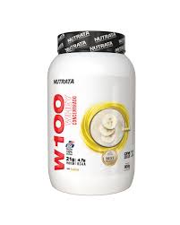 Foto de W100 Whey Concentrado Pote 900g Nutrata - Banana
