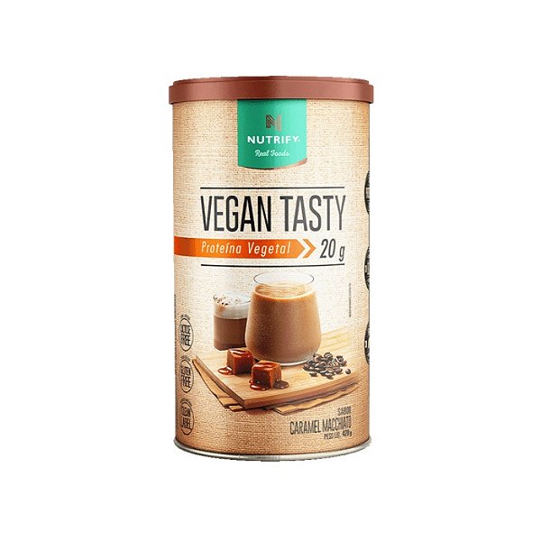 Vegan Tasty Pote 420g Nutrify - Caramel Macchiato