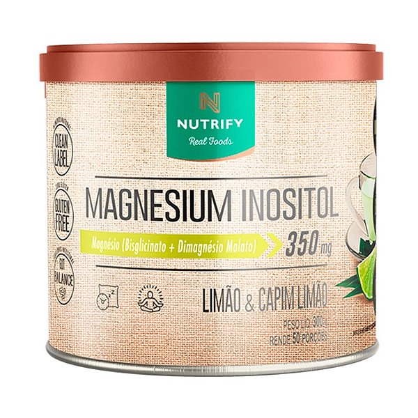 Magnésio Inositol 300g Nutrify - Limão