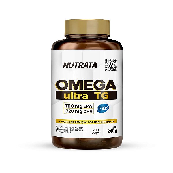Ômega Ultra TG Nutrata - 200 Capsulas