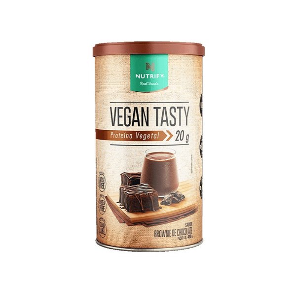 Vegan Tasty Pote 420g Nutrify - Brownie De Chocolate