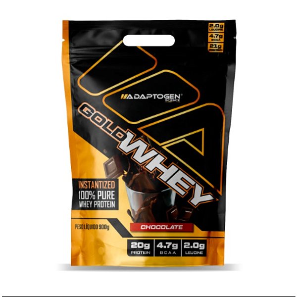 Gold Whey 900g Refil Adaptogen - Chocolate
