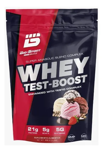 Foto de Whey TestBoost Refil 900g Bio Sport - Chocolate
