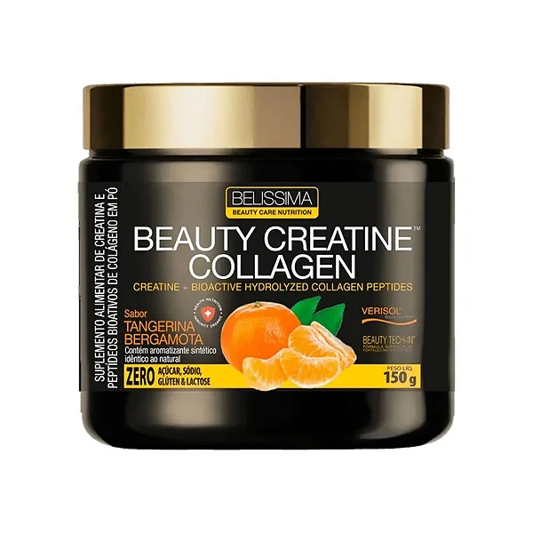 Creatine Beauty Collagen 150g Belíssima - Tangerina