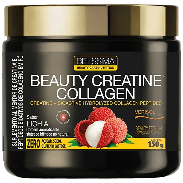 Creatine Beauty Collagen 150g Belíssima - Lichia