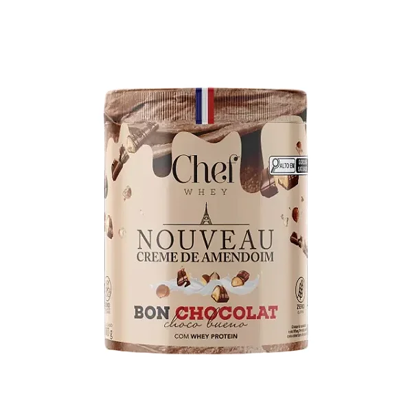 Foto de Creme De Amendoim 600g Chef Whey - Choco Bueno