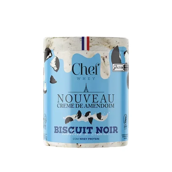 Creme De Amendoim 600g Chef Whey - Cookies Cream
