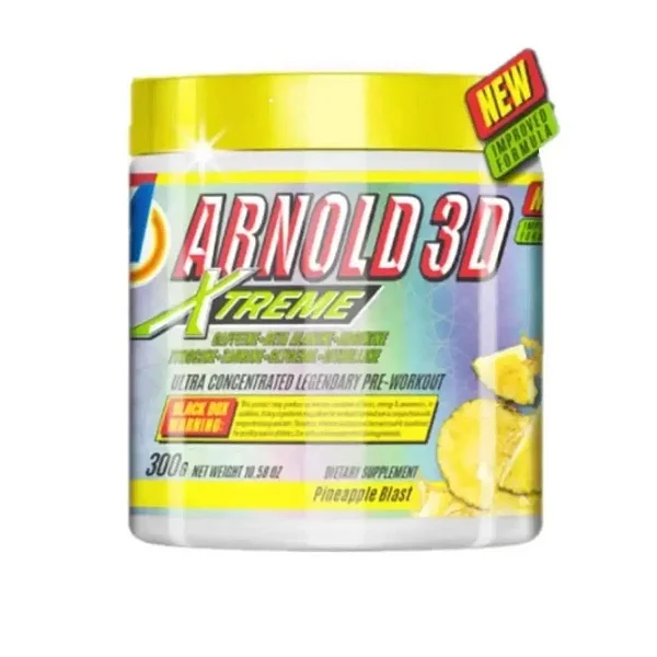 Pre Treino Arnold 3D 300g Arnold Nutrition - Pineapple