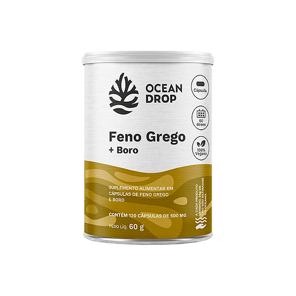 Foto de Feno Grego+Boro 120 Capsulas 500 Mg Ocean Drop