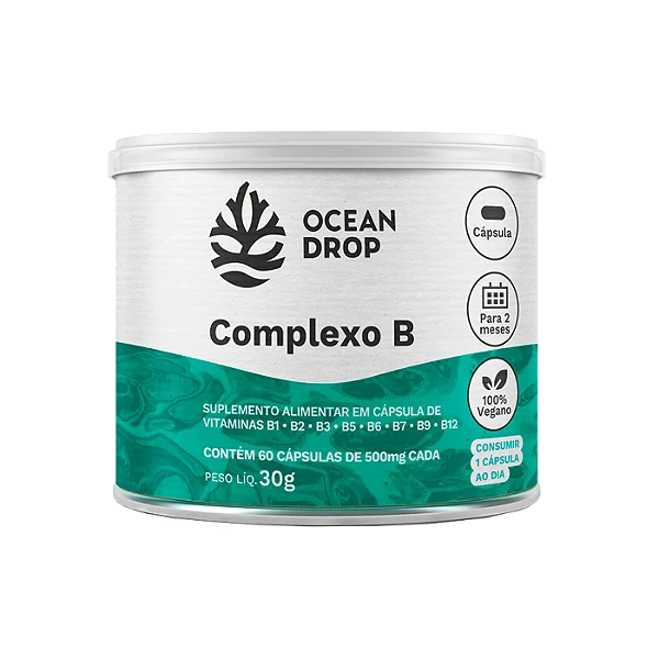 Complexo B 60 Capsulas 500 Mg Ocean Drop
