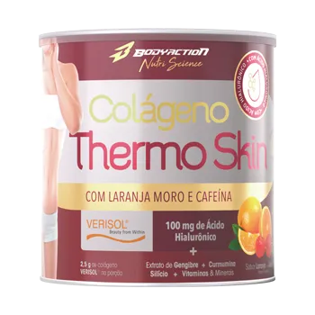 Colageno Thermo Skin 200g Cafeína Laranja Moro Bodyaction - Laranja Com Acerola