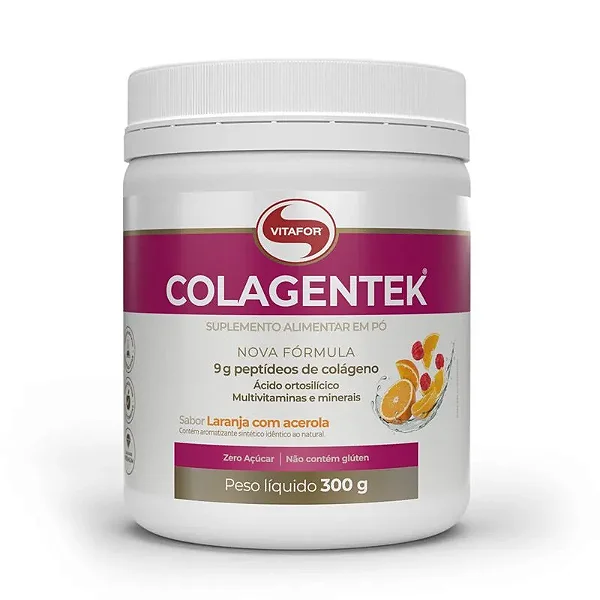Colagentek 300g Vitafor - Laranja Com Acerola