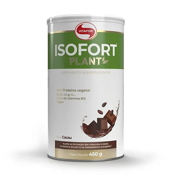 Isofort Plant 450g Vitafor - Cacau