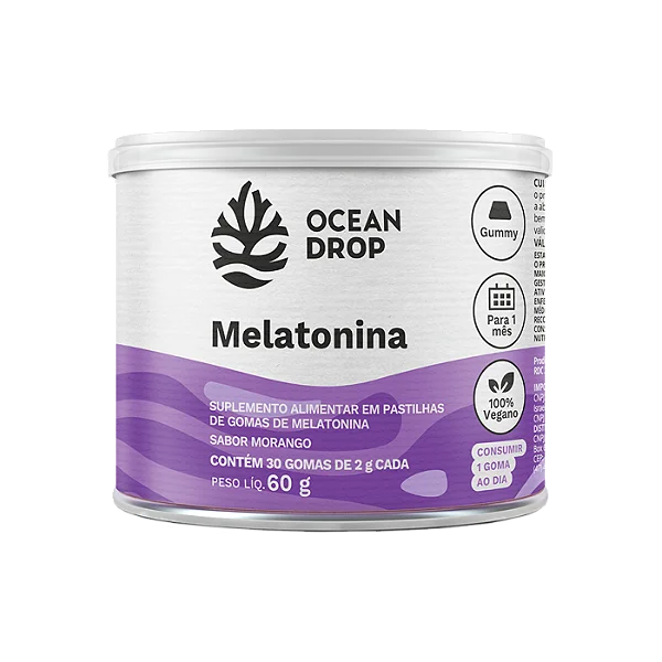 Foto de Melatonina 30 Gomas 60G Ocean Drop