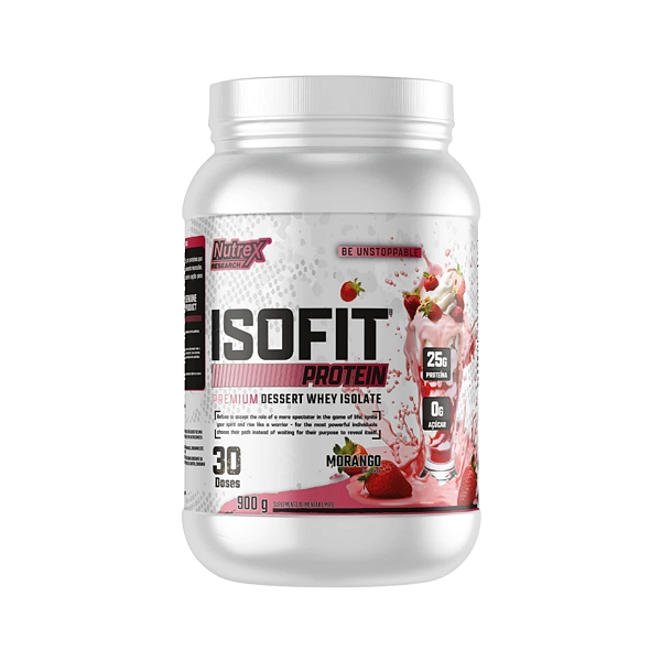 Isofit Pote 900g Nutrex - Morango