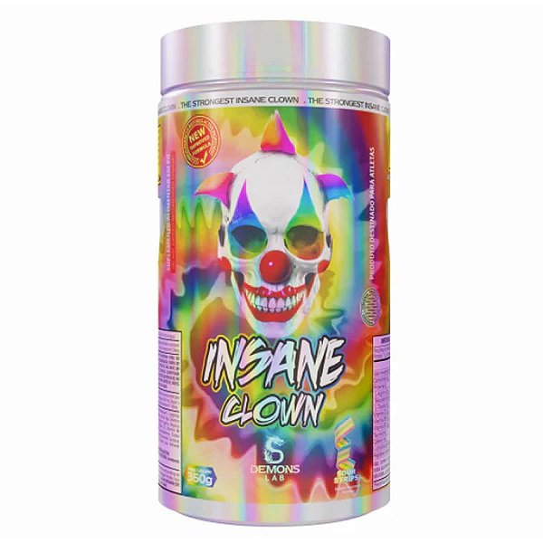 Foto de Pré Treino Insane Clown 350G Demons Lab - Sour Strips