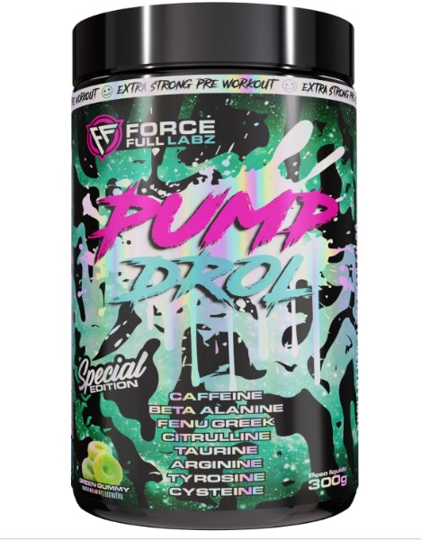 Pump Drol 300g Force Full Labz - Maça Verde - Maça Verde