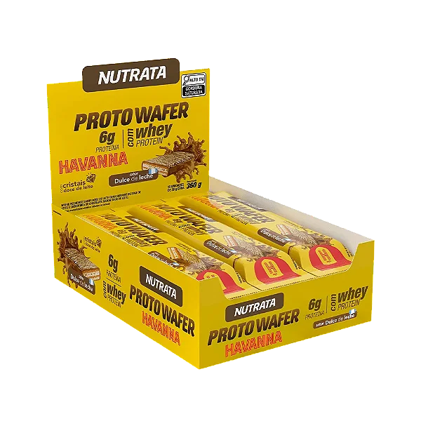 Proto Wafer 30g Display Com 12un Nutrata - Doce De Leite