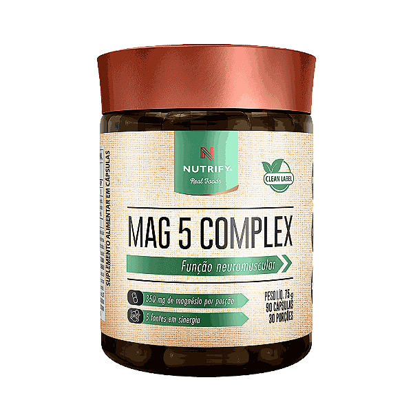 Mag 5 Complex 90 Caps Nutrify