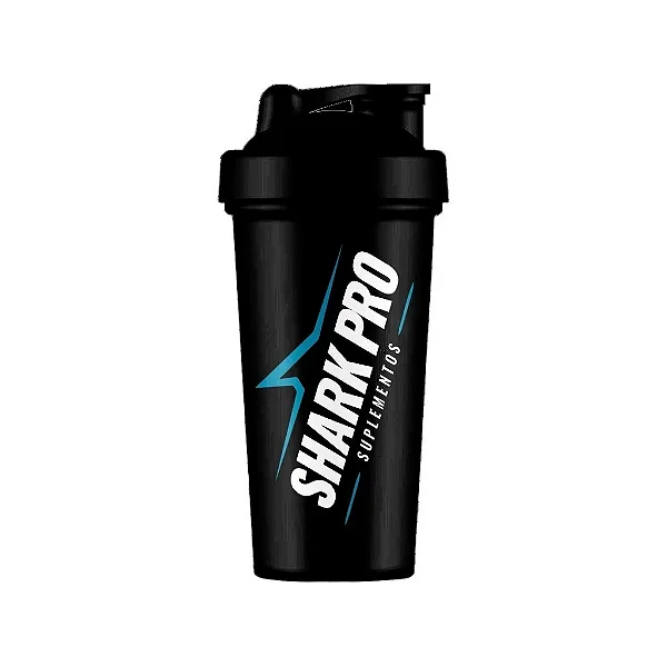 Foto de Coqueteleira Preta 600Ml Shark
