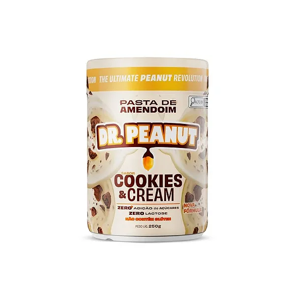 Pasta De Amendoim 250g Dr Peanut - Cookies Cream