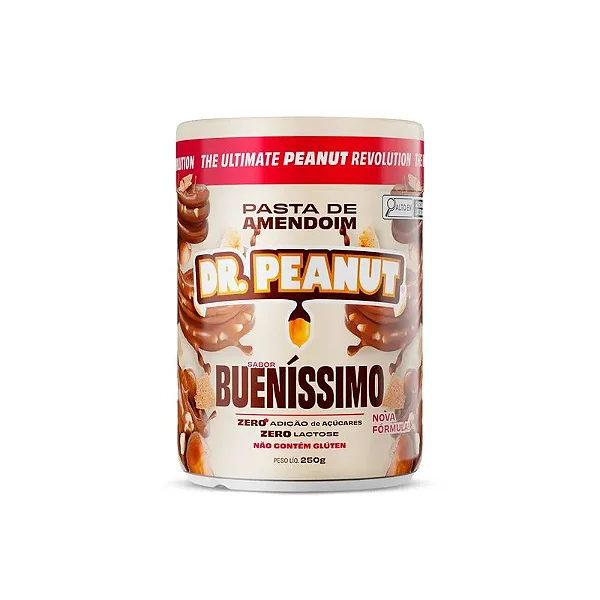 Pasta De Amendoim 250g Dr Peanut - Buenissimo