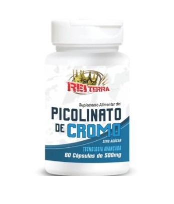 Picolinato de Cromo 60 Capsulas Rei Terra