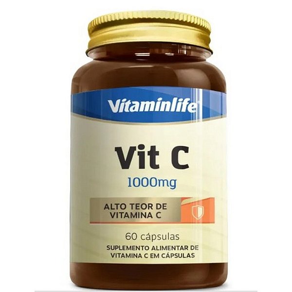 Vitamina C 1000Mg - 60 Comprimidos - Vitamin Life