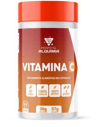 Vitamina C Imunidade 500 mg 60 cápsulas Perfeita Alquimia