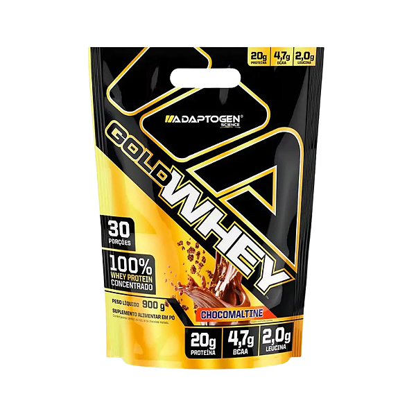 Foto de Gold Whey 900g Refil Adaptogen - Chocomaltine