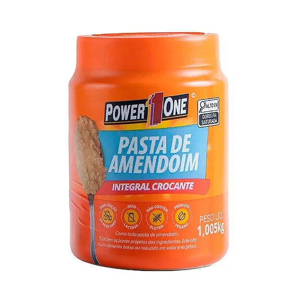 Pasta De Amendoim 1,005kg Power One - Crocante