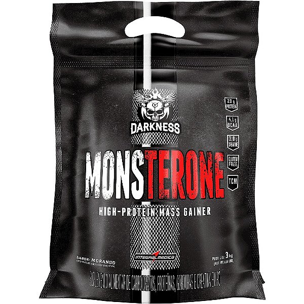Monsterone 3kg Darkness - Morango