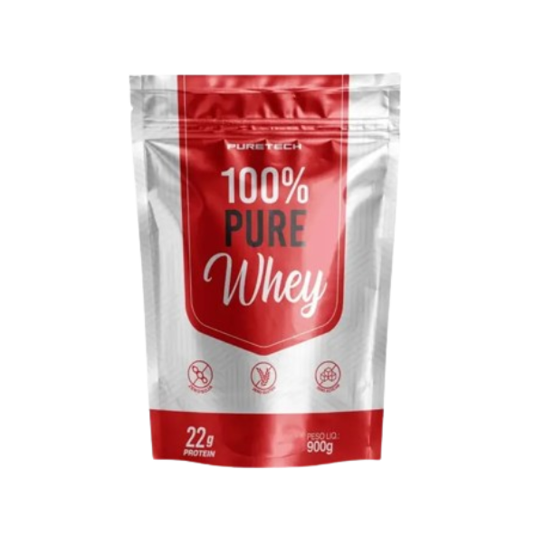Foto de Whey Pure Refil 900g Puretech - Baunilha
