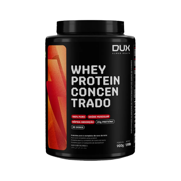 Whey Protein Concentrado 900g Dux Nutrition - Cookies